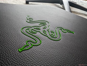 Logo Razer classique sur le dossier. Si le vert est trop "gamer", l'option noire sera plus adaptée au bureau