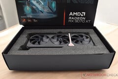 AMD offre cinq de ses dernières cartes graphiques Radeon (source d&#039;image : Notebookcheck)