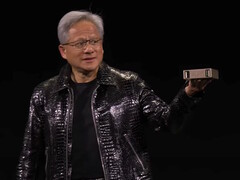 Nvidia met à disposition des modèles d&#039;IA de 200 milliards de paramètres sur le bureau avec le projet DIGITS. (Source de l&#039;image : Nvidia sur YouTube)