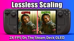 Lossless Scaling on Steam Deck OLED shows positive results in initial test (Image source : ETA Prime)