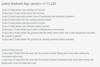 Le journal des modifications de la version 1.11.220 de l'application Mammotion pour les utilisateurs de Android. (Source de l'image : Mammotion)