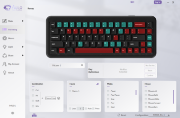 Avec le pilote dans le nuage d'Akko, vous pouvez configurer les boutons FN, remapper les touches, ajouter des macros, de nouveaux raccourcis et des combinaisons (Image source : Abhinav Fating / Notebookcheck)