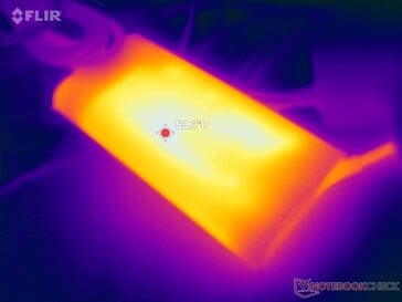 L'adaptateur CA peut atteindre plus de 50°C en cas d'utilisation intensive