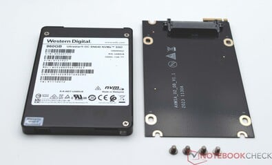 SSD U.2 avec adaptateur