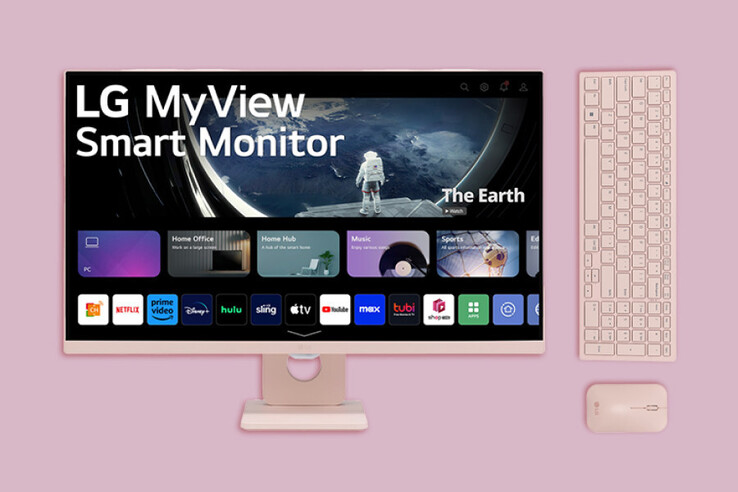 Le nouvel ensemble Smart Monitor Desktop Setup. (Source : LG)