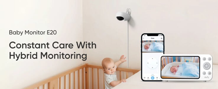 Le Baby Monitor E20 d'Eufy. (Source de l'image : Eufy)