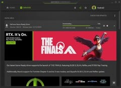 Nvidia GeForce Game Ready Driver 546.33 téléchargeant dans GeForce Experience (Source : Own)