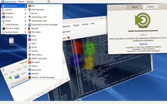 RebeccaBlackOS live Linux - Bureau MATE dans Wayland (Source d&#039;image : SourceForge)