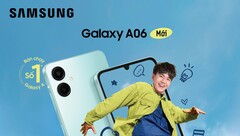 Le Galaxy A06. (Source de l&#039;image : Samsung)