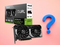 Hormis la taille de la VRAM, la RTX 5060 Ti 8 Go présente les mêmes caractéristiques que la RTX 5060 Ti 16 Go. (Source de l'image : Asus, Unsplash édité)
