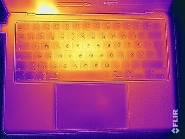 Test de résistance aux températures de surface (en haut)