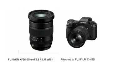 ...et l'objectif Fujinon XF 16-55mm f/2.8 R LM WR II. (Source de l'image : Fujifilm Meta Page)