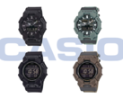 Les modèles Casio divulgués comprennent deux montres entièrement noires, les GA-010-1A1 et GD-010-1A1 (Source de l'image : Great G-Shock World - Edited)