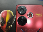 Le Xiaomi POCO x Deadpool x Wolverine Special Limited Edition semble avoir une finition rouge métallique. (Source : Yogesh Brar sur X/Twitter)