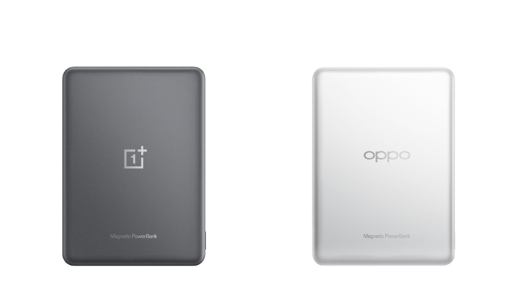 Le OnePlus Magnetic Power Bank 5000mAh (à gauche) et le Oppo Magnetic Power Bank 5000mAh (à droite). (Source de l'image : Oppo Shop)