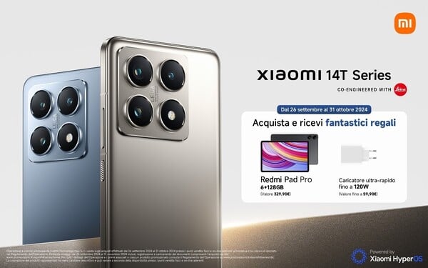 La série Xiaomi 14T recevra des cadeaux de lancement alléchants selon Amazon Italie. (Source de l'image : Amazon Italie via GSMArena)