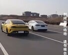 La Xiaomi SU7 Ultra bat la Tesla Model S Plaid dans une course de vitesse (Source de l'image : capture d'écran de Tesla Geek sur YouTube)