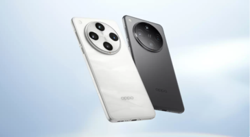 Le Find X8 Pro en blanc perle et noir espace (Image source : Oppo)