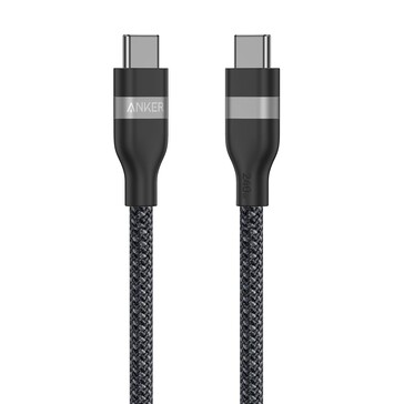 Le câble USB-C à USB-C d'Anker (240W, tressé et recyclé). (Source de l'image : Anker)