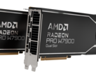 La Radeon Pro W7900 d'AMD est désormais disponible dans une variante à double fente à un prix réduit. (Source de l'image : AMD)