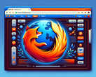 Interface de Mozilla Firefox (Source de l'image : générée à l'aide de DALL-E 3)