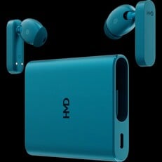 Le HMD Amped Buds en cyan (Source : HMD)