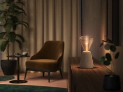 Les ampoules Philips Hue Lightguide peuvent désormais devenir des lampes de table. (Source de l&#039;image : Philips Hue)