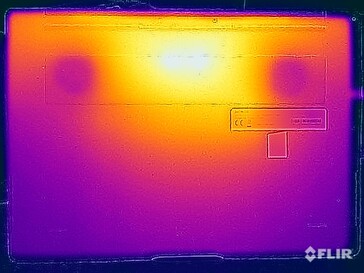 Test de résistance aux températures de surface (face inférieure)