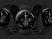 Selon les rumeurs, la série Pixel Watch 3 devrait être disponible en noir, noisette, argent et rose. (Source de l'image : OnLeaks)