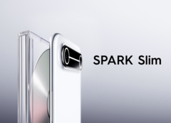 Le Tecno Spark Slim (photo) est équipé de deux appareils photo de 50 Mpx. (Source de l&#039;image : Tecno)