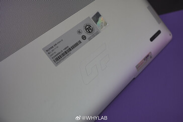 Logo GT sur la plaque inférieure (Source de l'image : WHYLAB sur Weibo)