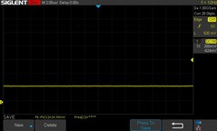 25% de luminosité : Pas de PWM