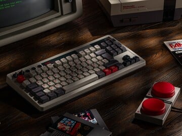 8BitDo Retro Mechanical Keyboard Clavier français AZERTY (Image source : Game Outlet Europe)