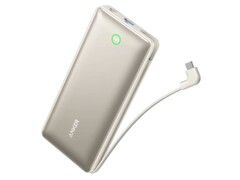 L&#039;Anker Nano Power Bank 20K avec câble USB-C intégré présente un format plus fin que son frère de 10 000 mAh. (Source de l&#039;image : Anker/Amazon via Reddit) 