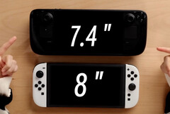 La Switch 2 pourrait ressembler à une Switch OLED agrandie, mais sans l&#039;écran OLED. (Source de l&#039;image : XNZ)