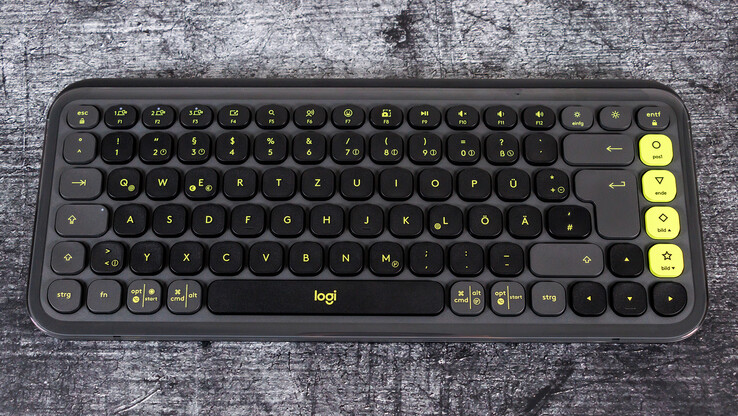 Logitech Pop Icon Keys avec clavier allemand (Image source : Daniel Schmidt)