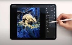 La nouvelle gamme d&#039;iPad Pro est dotée d&#039;écrans OLED en tandem et du nouveau SoC M4. (Source : Dave2D sur YouTube)