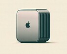 Applela prochaine version du Mac Mini avec le silicium M4 sera probablement redessinée en profondeur. (Source de l'image : DALL-E)