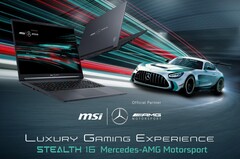 Le Stealth 16 sur le thème de l&#039;AMG. (Source : MSI)