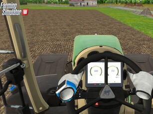 Intérieur du tracteur de Farming Simulator VR (Image source : Giants Software)