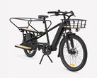 Le vélo cargo électrique BTWIN R500E de Decathlon est disponible dans un nouveau coloris. (Source : Decathlon)