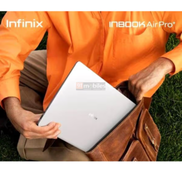 Des images promotionnelles de la série INBook Air Pro, apparemment authentiques, apparaissent. (Source : 91Mobiles)