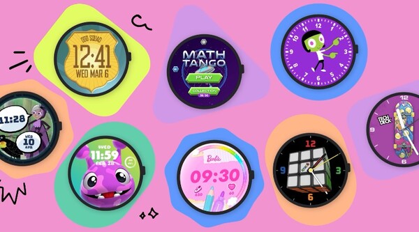 Galaxy Watch for Kids propose des cadrans de montres amusants pour les enfants (Source : Google)