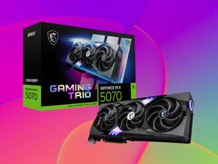 La Nvidia GeForce RTX 5070 dispose de 12 Go de VRAM. (Source de l&#039;image : MSI, Unsplash, édité)