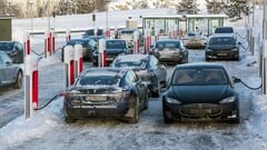 Le modèle Y RWD équipé de cellules LFP peut désormais se recharger beaucoup plus rapidement en hiver (Source : Geir Olsen/Motor)