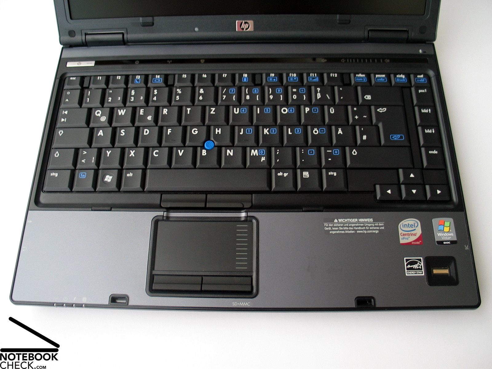 Critique du HP Compaq 6910p - Notebookcheck.fr