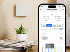 Le thermostat Matter de Meross n&#039;est compatible qu&#039;avec les systèmes de chauffage, de ventilation et de climatisation nord-américains. (Source de l&#039;image : Meross)