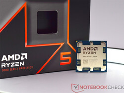 Le modèle AMD Ryzen 5 9600X examiné : échantillon de test fourni par AMD Allemagne.