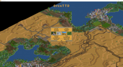 OpenTTD est un remake open-source de Transport Tycoon Deluxe. (Source de l'image : OpenTTD)