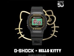 La Casio G-SHOCK x Hello Kitty DW-5600KT24-1 JR (Source : Casio)